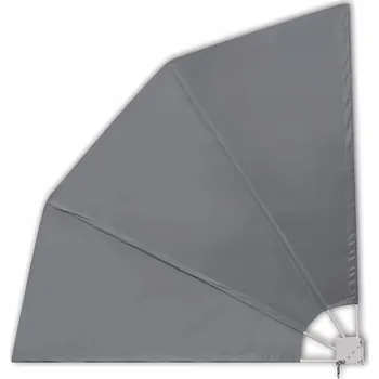 Slunečník vidaXL Skládací zástěna na balkon 210 x 210 cm [41579] Barva: Šedá