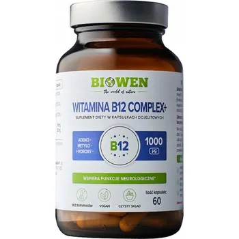 Doplněk stravy Biowen B12 Complex+ veganské kapsle 60 ks