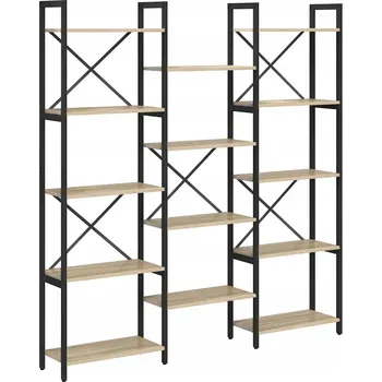 Knihovna Dřevěná police VidaXL 156 x 25 cm dub sonoma