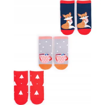 Dětské vánoční Ponožky , 3 kusy, 17-19 let, YOCLUB