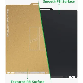 Příslušenství k 3D tiskárně Deska do 3D tiskárny Bambu Lab PEI Dual-Texture 256x256 mm X1 P1 A1