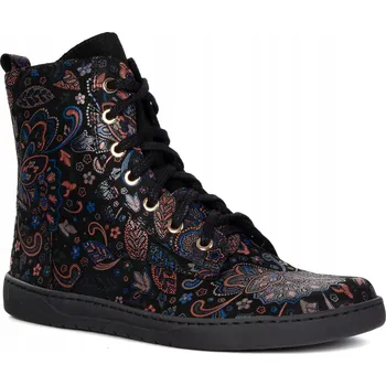 Dámská zimní obuv Dámské barefoot boty zateplené kožené Olivier Liv 1303 černé 40