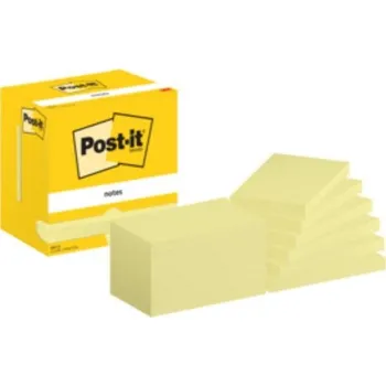 Samolepící bloček Samolepící bloček Post-it - 76 x 127 mm, žlutý, 100 lístků