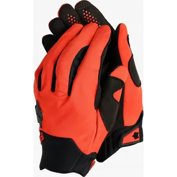 Cyklistické rukavice RUKAVICE FOX DEFEND WIND OFFROAD FLUORESCENTNÍ ČERVENÁ L