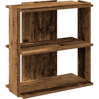 Knihovna Regál VidaXL 60 cm x 60 cm x 30 cm, provedení starý dub