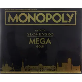 Desková hra Winning Moves Monopoly Mega Gold verze SK