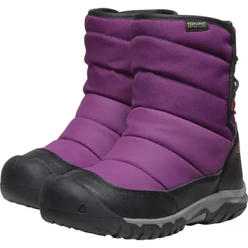 Chlapecká obuv obuv městská zateplená juniorská KEEN PUFFRIDER WP YOUTH, charisma/orange - 28