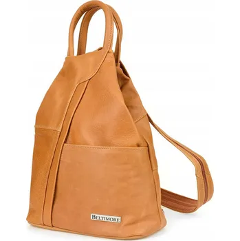 Prostorný Batoh kožený trojúhelníkový batoh Beltimore