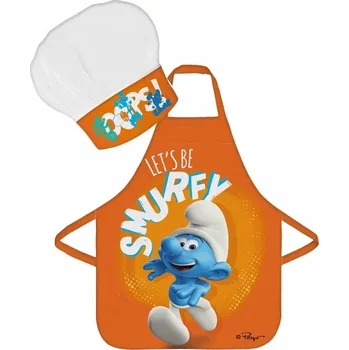 Kuchyňská zástěra Šmoulovská zástěra do kuchyně 1663