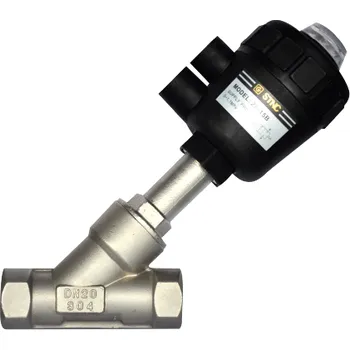 Ventil Nerezový úhlový sedlový ventil 1/2 pro páru, vodu, vzduch a olej ZF-15B