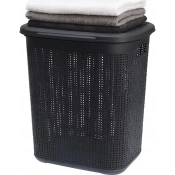 Koš na prádlo Volně stojící koš na prádlo Galicja 50 l šedý