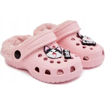 Dívčí pantofle Butosklep Dětské pantofle (žabky) z pěny, růžové, velikost 25