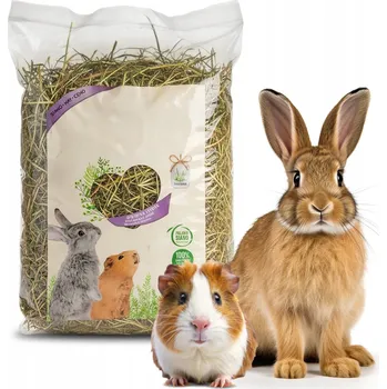 Krmivo pro hlodavce POLSKÉ SENO S BYLINKAMI KRMIVO PRO HLODAVCE KRÁLÍKY MORČATA PODESTÝLKA 1,2KG