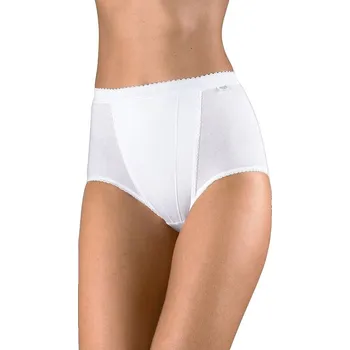 Kalhotky Stahovací bavlněné kalhotky Control Maxi bílé XXL