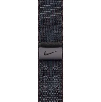 Módní doplněk Apple Watch 42mm Black/Blue Nike Sport Loop MYJA3ZM/A