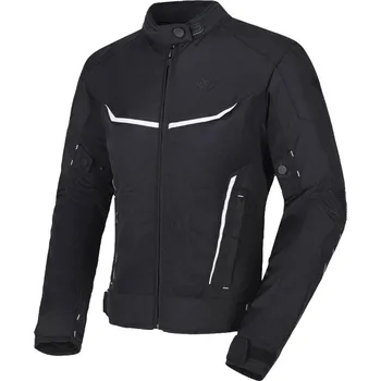 Moto bunda Dámská bunda na motorku RSA Runway černo-bílá 2XL