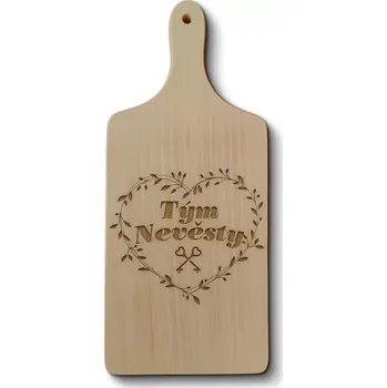 Kuchyňské prkénko Sablio Prkénko Tým nevěsty srdce