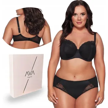 Podprsenka Ava polovyztužená podprsenka černá, velikost 100B