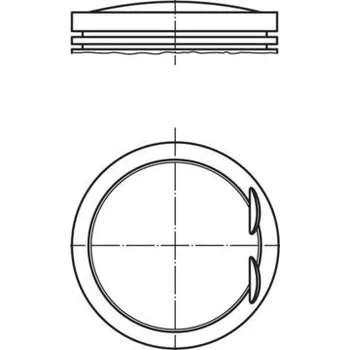 Motor automobilu Píst MAHLE 001 PI 00172 000