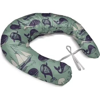 Polštář Sablio Těhotenský polštář Velryby