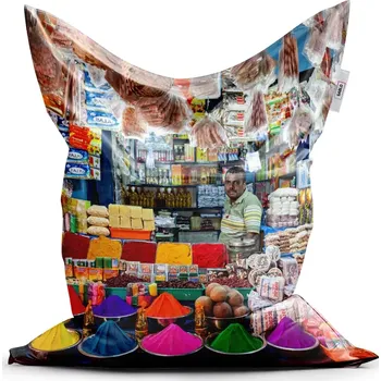 Sedací pytel Sablio Sedací vak Classic Barevné koření - 150x100 cm