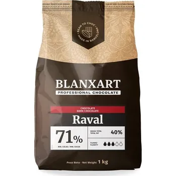 Čokoláda Blanxart Pravá hořká čokoláda Raval 71% (1 kg)