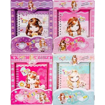 Zápisník Spirálový Blok Notes Zápisník Deník pro dívky