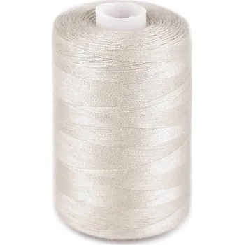 Nit Polyesterové nitě pro overlocky i klasické šití NTF 40/2 1000 m, malé, 862 ecru
