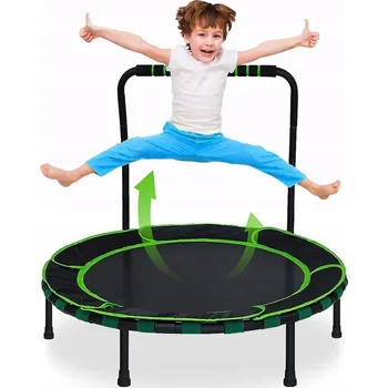 Trampolína DĚTSKÁ TRAMPOLÍNA 91 CM SKLÁDACÍ SE SKLÁDACÍ RUKOJETÍ PRO VNĚJŠÍ I VNITŘNÍ POUŽITÍ
