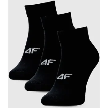 Dámské ponožky 4F Bavlněné Ponožky sada Černé 39-42
