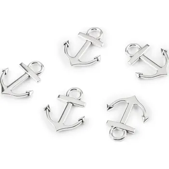 Přívěsek Přívěsek kotva, malé, 3 (24x29 mm) stříbrná