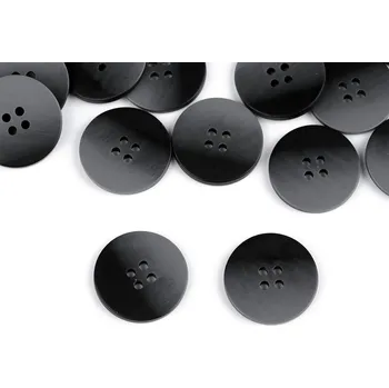 Knoflík Knoflík ombré velikost 34", 40", 44", střední, 5 (40") šedá