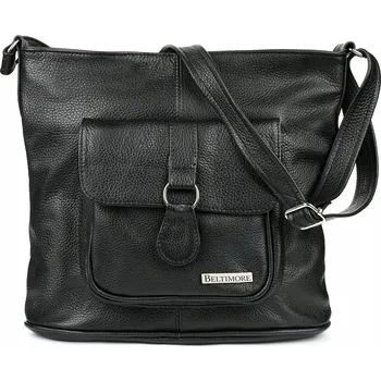 Kabelka Beltimore kabelka z pravé kůže černá