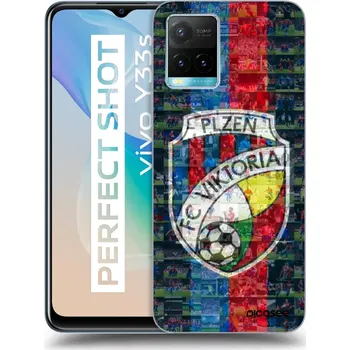 Pouzdro na mobilní telefon Picasee silikonový průhledný obal pro Vivo Y33s - FC Viktoria Plzeň A