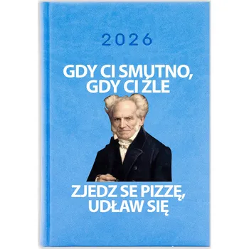 Kalendář Knižkový kalendář 2026 A5 FunnyCase modrý