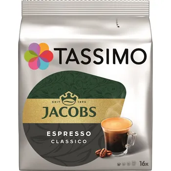 Kávovar Kávové kapsle TASSIMO kapsle Jacobs Espresso 16 nápojů