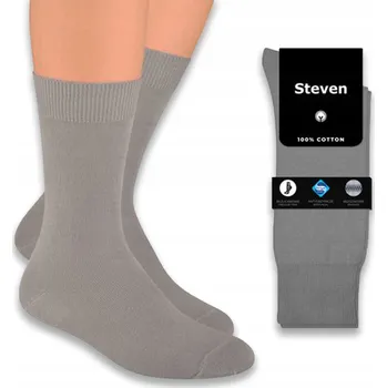 Pánské ponožky Steven Ponožky 100% bavlna art. 042 šedá velikost 44-46