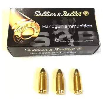 Příslušenství pro sportovní střelbu Pistolové náboje 9mm Luger FMJ 8g