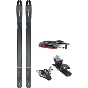 Sjezdové lyže Atomic Backland 85 Dark Blue + Atomic Skin + Dynafit Radical 92 mm Natural, 179 cm