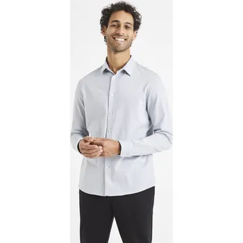Pánská košile Celio Bavlněná košile Vactive slim 1106599 Šedá S