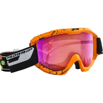 Motocyklové brýle fluo oranžové