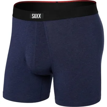 Boxerky boxerky SAXX VIBE XTRA SUPER SOFT BOXER BRIEF FLY, astro blue heather - L