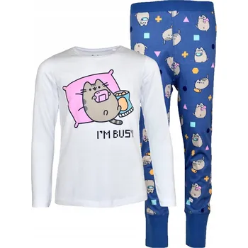 Dámské noční prádlo EplusM pyžamo bílé velikost 152