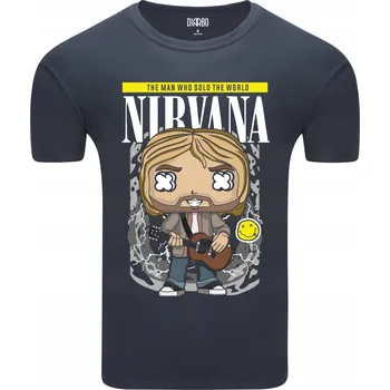 Pánské tričko s Hudebním Potiskem pro Fanouška Rocku Nirvana XL