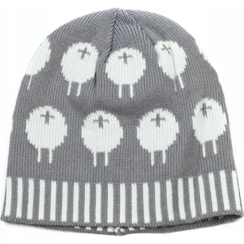 Čepice Szaleo zimní čepice beanie šedá, univerzální velikost