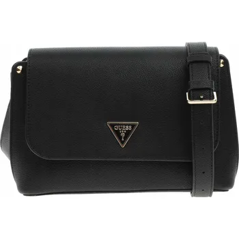 Kabelka GUESS MERIDIAN II FLAP CROSSBODY BG6 černá