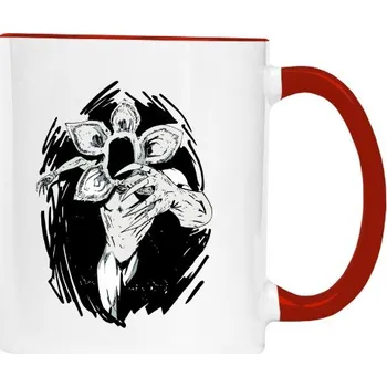 Hrnek malý barevný s potiskem Demogorgon z jiného světa