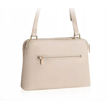 Kabelka Betlewski kabelka přes rameno eko kůže béžová