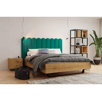 Předsíňová stěna Čalouněný nástěnný panel plot 20 x 70 x 5 cm tyrkysová