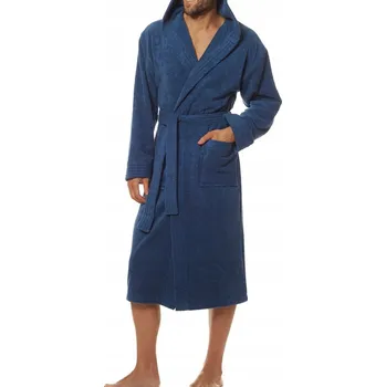 Pánský župan LL pánský župan FROTTE 2104 NAVY dlouhý - L